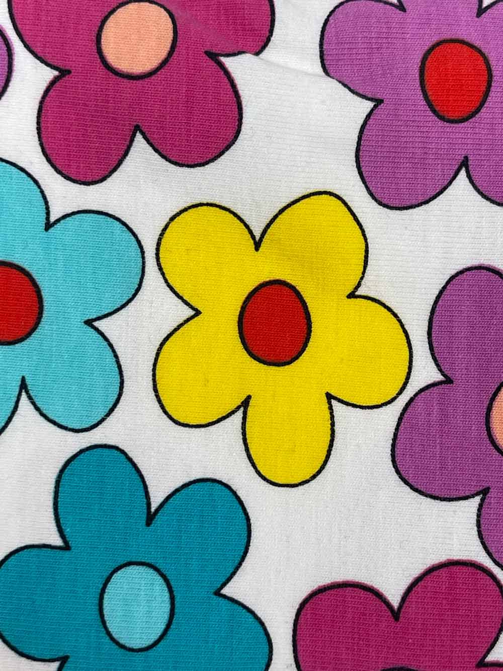 hair wrap - white flowers